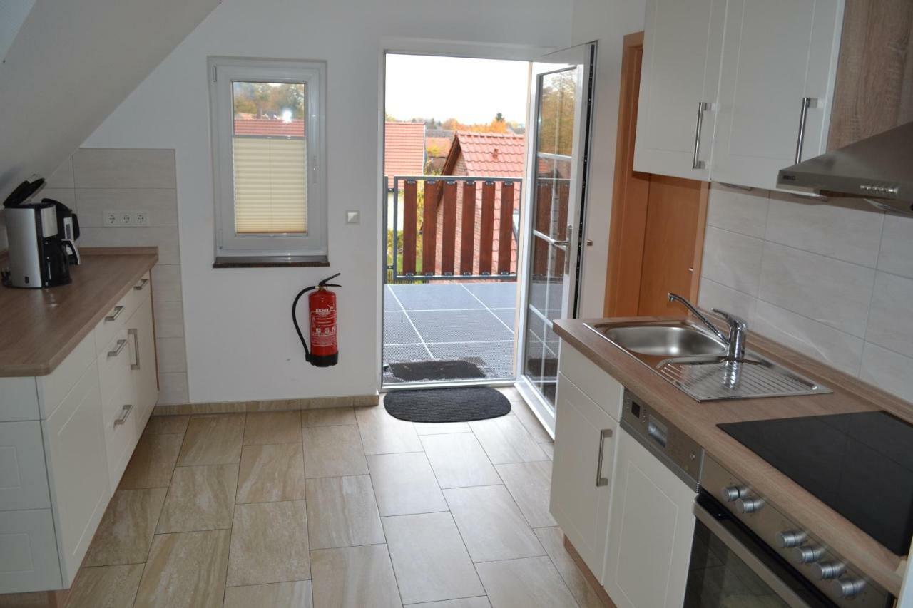 Appartement Dachgeschoss シュレプツィヒ エクステリア 写真